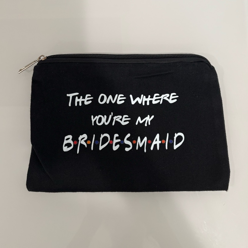 Friends Theme Cosmetic Bag for Bridesmaids